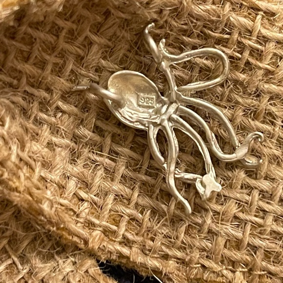 Sterling silver 925 Octopus Charm - Picture 3 of 3